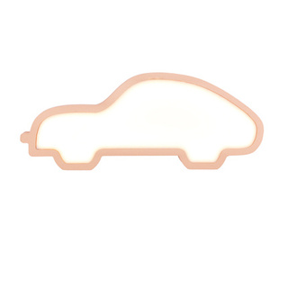 Lampka Car IQ Kids samochód LED do pokoju dziecięcego nocna różowa