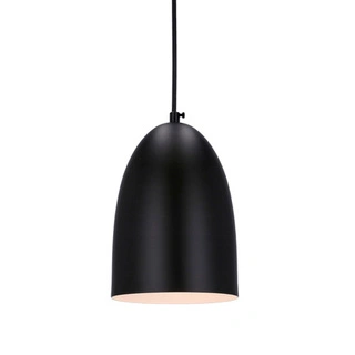 Lampa wisząca Icaro czarna metalowa pojedyncza do salonu i jadalni E27