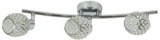 Lampa ścienna candellux clear 93-09913 listwa g9 transparentny