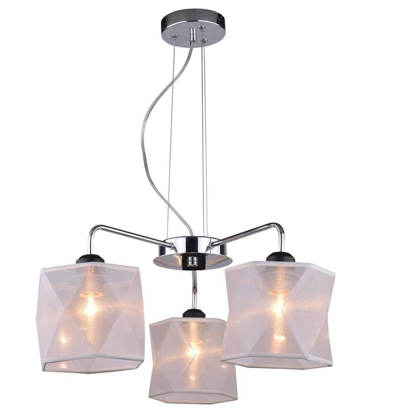 Lampa wisząca sufitowa chromowa regulowana 3x40W Nosja Candellux 33-58720 - Candellux