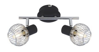Lampa sufitowa OSLO listwa regulowana 2-punktowa metalowa