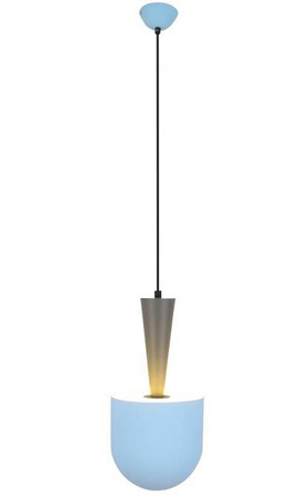 Lampa wisząca niebieska/szara E27 Visby Ledea 50101167