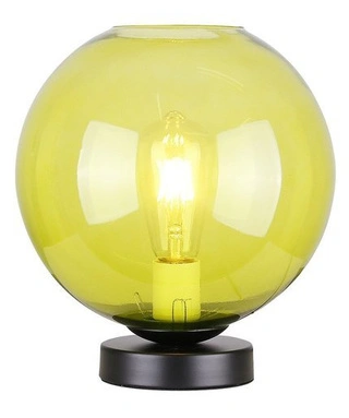 Lampka nocna Globe szklana zielona E27 Candellux