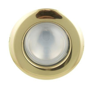 Oprawa stropowa okrągła złota