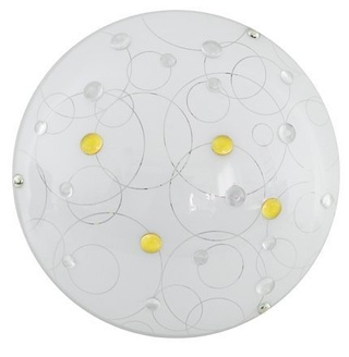 Plafon LED Astro okrągły 30 cm 3000K amber szkło metal Candellux