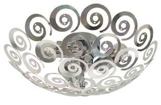 Plafon Volans1 srebrny okrągły 40 cm 3xE27 Candellux