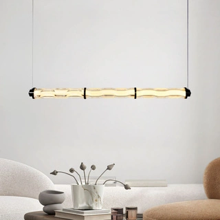 Lampa wisząca Corte szklana pozioma nad stół 3-punktowa LED 25W 3000K