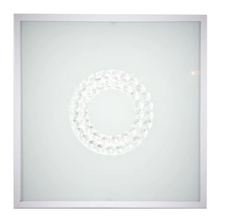 Plafon LED Lux kwadratowy szklany 29x29cm 4000K biały Candellux