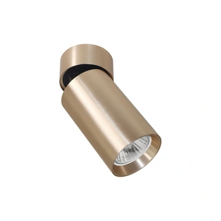 Lampa sufitowa tuba regulowana pojedyncza patynowa GU10 natynkowa