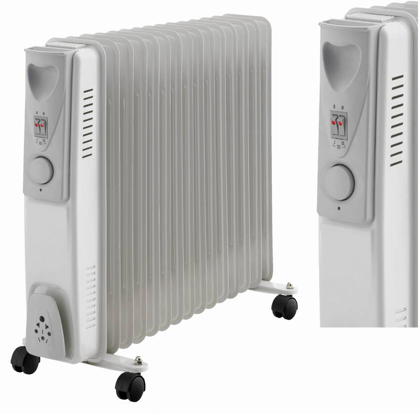 Grzejnik olejowy 2500W VO2825 w aranżacji pomieszczenia