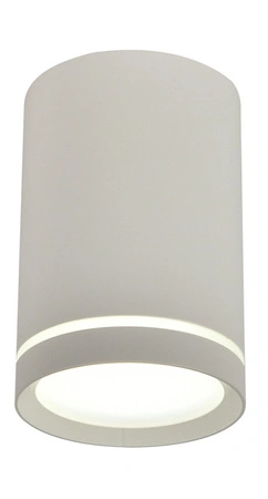 Lampa sufitowa tuba biała metalowa 1xGU10 natynkowa