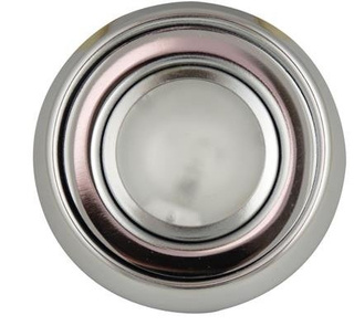 Lampa wpuszczana okrągła chrom G4