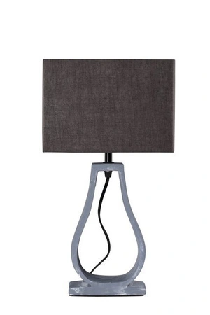 Lampka nocna Femo skandynawska z abażurem brązowo-szara E14 Candellux