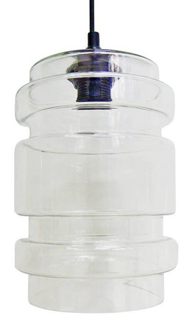 Lampa wisząca Decorado szklana bezbarwna pojedyncza do jadalni E27 60W