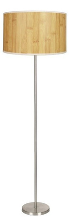 Lampa podłogowa Timber z abażurem do salonu 1-punktowa E27