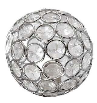 Klosz chrom / transparent G9 90mm do lamp Starlet Candellux 71-01016