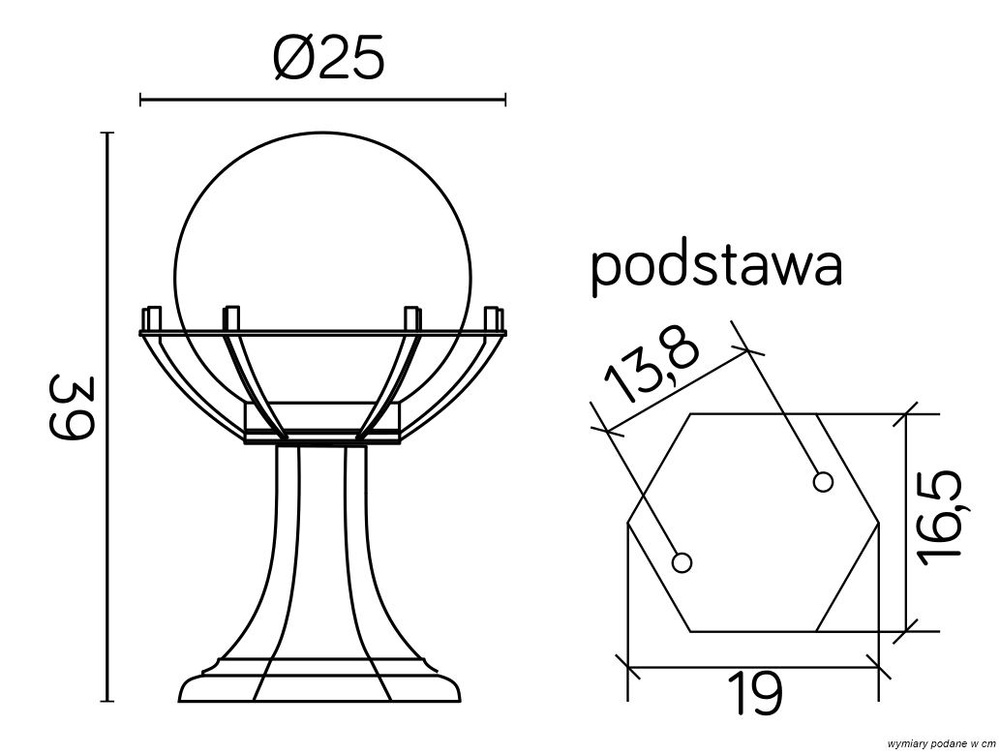 Prosty montaż lampy ogrodowej K 4011/1/KPO