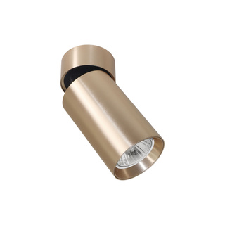 Lampa sufitowa tuba regulowana pojedyncza patynowa GU10 natynkowa
