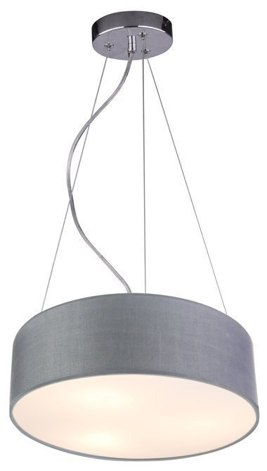 Lampa wisząca okrągła szara 40cm regulowana 3x40W Kioto Candellux 31-67722