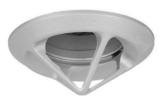 Oprawa stropowa okrągła srebrna do wnętrz nowoczesnych