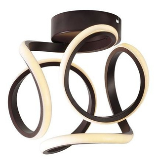 Lampa sufitowa Douglas okrągła LED do salonu