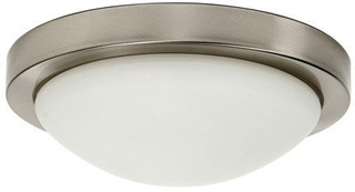 Plafon Roda okrągły 32 cm do łazienki srebrny E27