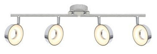 Lampa sufitowa Isla listwa regulowana 4-punktowa LED do salonu