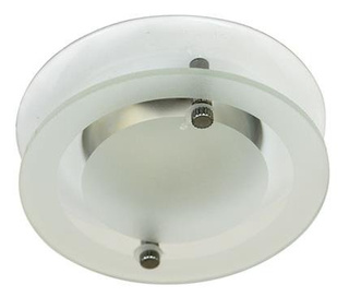 Oprawa stropowa okrągła szklana satynowa R50 do zabudowy sufitowej