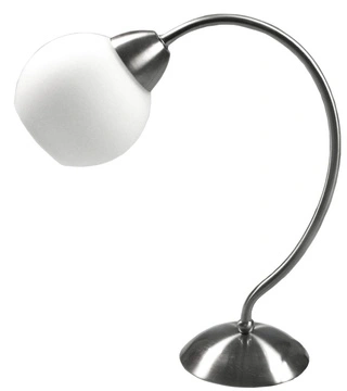 Lampka nocna Tobago klasyczna srebrna E14 Candellux