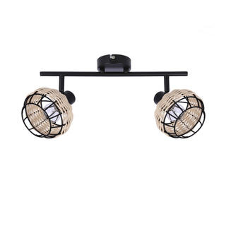 Lampa sufitowa Juicy listwa 2-punktowa do salonu metalowa