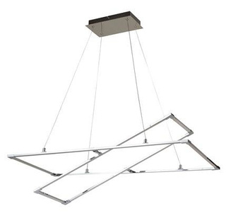 Lampa wisząca Apeti Kseros srebrna LED nowoczesna do salonu