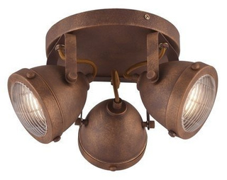 Lampa sufitowa Candellux 98-71095 plafon GU10 rdza