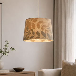 Lampa wisząca z abażurem Mirage klasyczna do salonu E27 pojedyncza