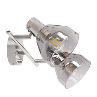 Lampa sufitowa Grazia listwa ze szklanymi kloszami 2-punktowa do salonu