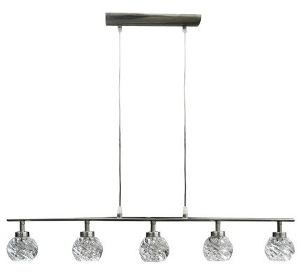 Lampa sufitowa Candellux 35-04607 Gira 5X40W G9 satyna nikiel