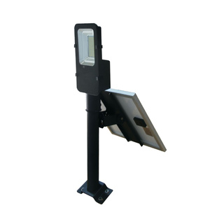 50W Solarna lampa uliczna / Barwa:4000K / Obudowa: Czarna