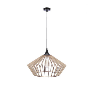 Eco 3 lampa wisząca 1x40 e27 Abażur drewniany