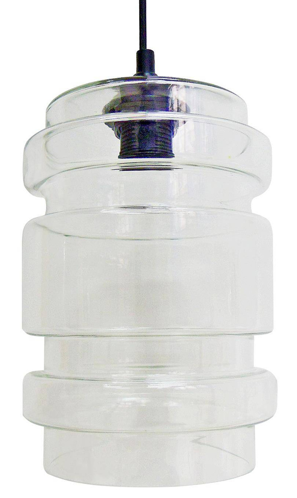 Lampa wisząca Decorado szklana bezbarwna pojedyncza do jadalni E27 60W