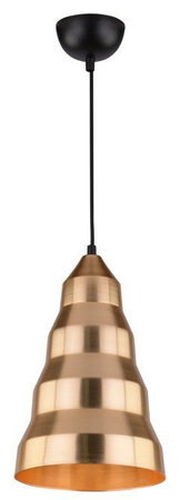 Lampa wisząca Vesuvio metalowa do salonu i jadalni złota 1xE27