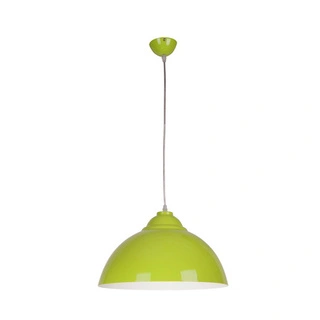 Lampa wisząca Uni zielona pojedyncza kula do salonu i jadalni E27 Candellux