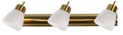 Lampa sufitowa Candellux 93-85453 Venice listwa 3*40W G9  biały patyna