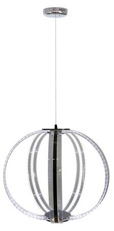 Lampa wisząca Cansas kula LED do salonu regulowana zimna barwa światła