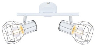 Lampa sufitowa Sancho listwa regulowana 2-punktowa do salonu