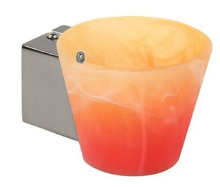 Kinkiet Simonet szklany stożek pomarańczowy do salonu i sypialni G9 Candellux