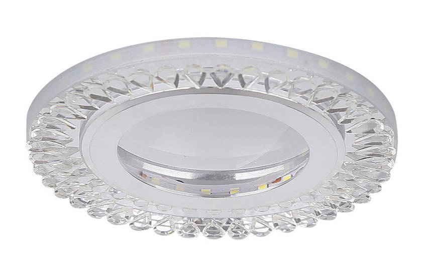 Oprawa stropowa srebrna LED 6500K SSP-28 w aranżacji