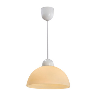 Lampa wisząca Vanilia klosz kremowy do salonu i jadalni pojedyncza E27