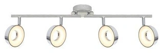 Lampa sufitowa Isla listwa regulowana 4-punktowa LED do salonu