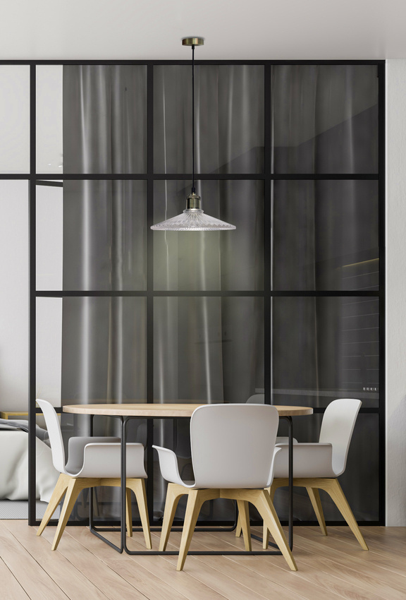 Lampa wisząca Chester szklana do salonu 1 płomienna 21 cm E27 nowoczesna