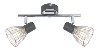 Lampa sufitowa Modo listwa regulowana 2-punktowa metalowa