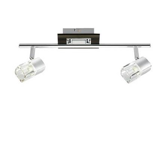 Lampa sufitowa Cava listwa regulowana 2-punktowa do salonu